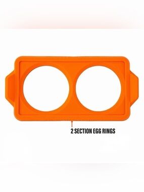 Blackstone 2 Pack Egg Ring Tray Breakfast Griddle Pancake Cooking Mold Rings